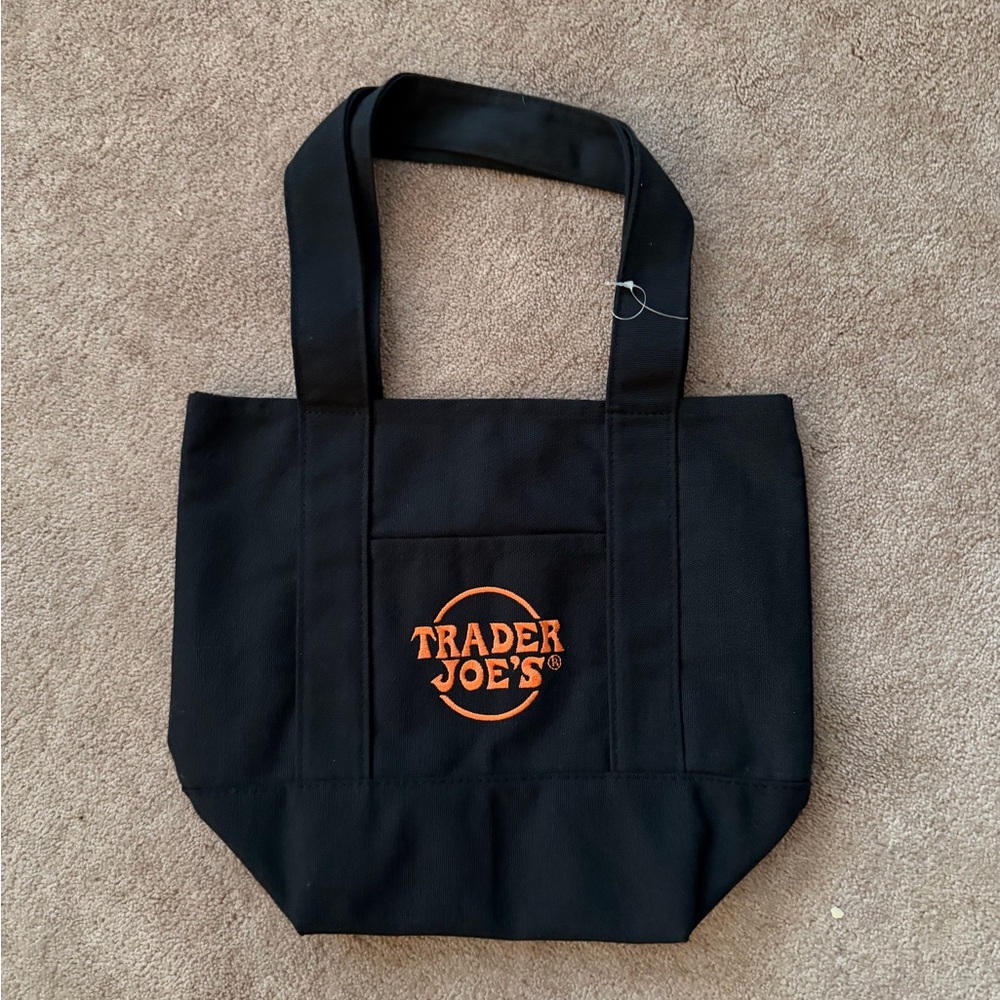 Trader Joe's Black Halloween Tote Bag